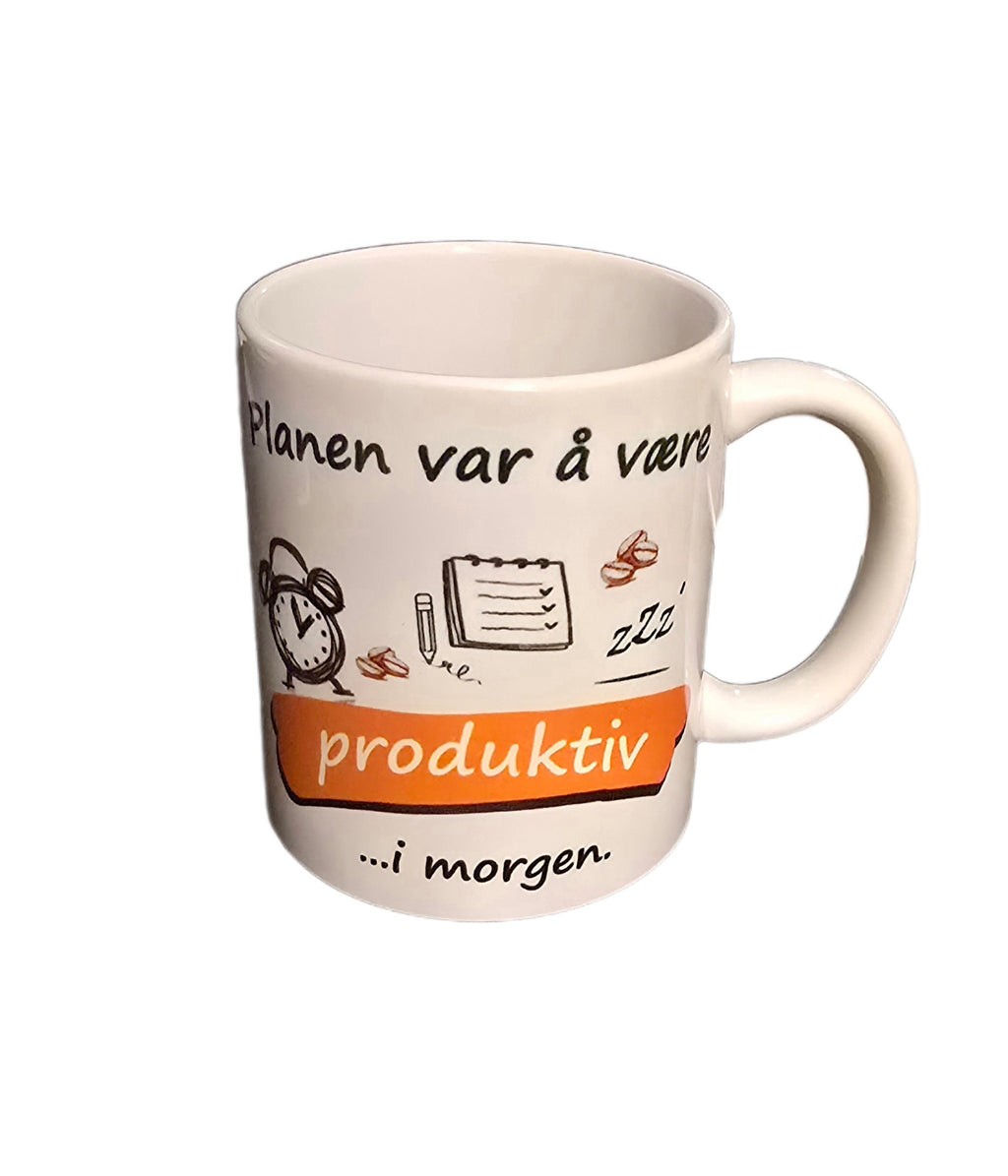 Ceramisk krus med trykk