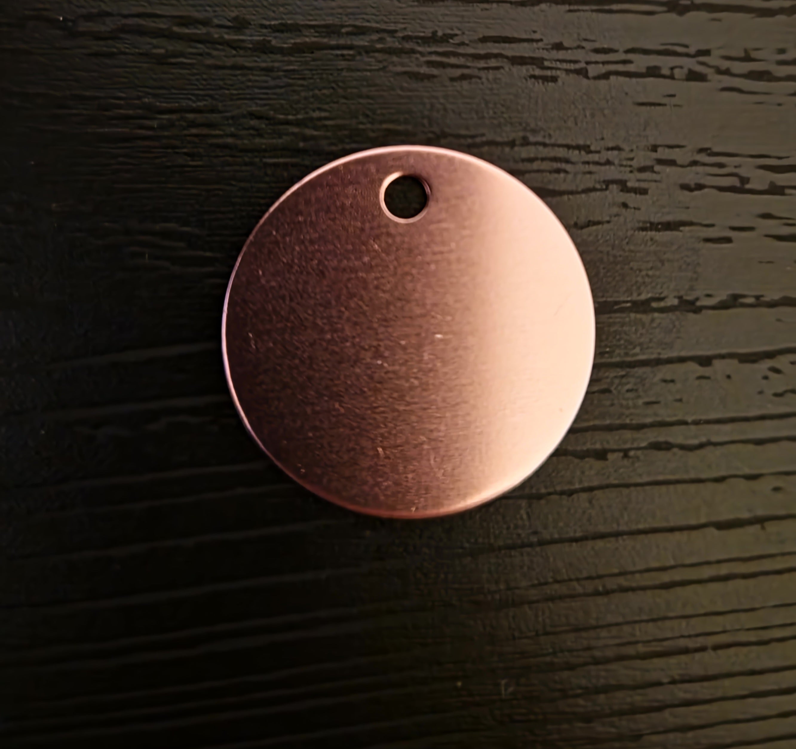 ID-brikke, hund, katt, nøkkelring, rund